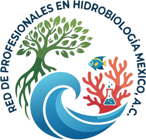 Emblema de la Red de Profesionales en Hidrobiología México, A.C.